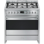 Smeg 90cm Classic Aesthetic Dual Fuel Freestanding Oven A11XPY-9 hero image