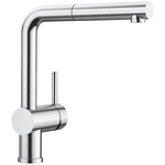 Blanco LINUS-S Pull Out Mixer Tap PVD Steel 526785 hero image