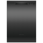 Fisher & Paykel Series 7 Contemporary Freestanding Dishwasher Black Steel DW60FC4B2 hero image