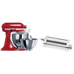 KitchenAid Artisan Stand Mixer and Pasta Roll Empire Red 93410+90310 hero image
