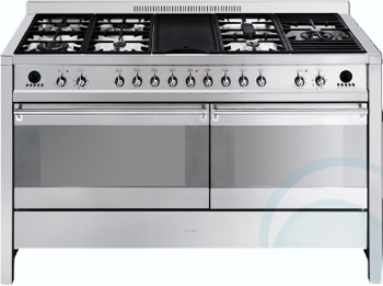 Smeg Dual Upright Oven CSA150X-6 Smeg Dual Upright Oven CSA150X-6