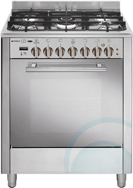 Emilia Dual Fuel Upright Oven DI76GGESIB2 Emilia Dual Fuel Upright Oven DI76GGESIB2