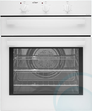 600mm/60cm Chef Electric Wall Oven EGC624W  - 600mm Electric Wall Ovens...