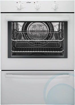 600mm/60cm Chef Electric Wall Oven EXC624W - 600mm Electric Wall Ovens...