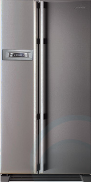 618L Smeg Side by Side Fridge FBS601S 618L Smeg Side by Side Fridge FBS601S