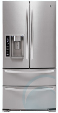 598L LG Side By Side Fridge GRL219STSL