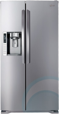 693L LG Side By Side Fridge GRL247DPSL 693L LG Side By Side Fridge GRL247DPSL