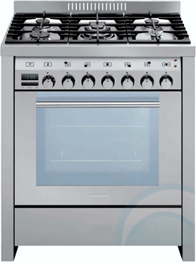 Glem Upright Oven ML76GGESIB Glem Upright Oven ML76GGESIB