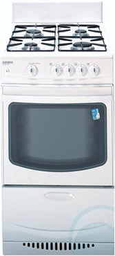 Freestanding Upright Euromaid Oven SCLPG7531WH - Freestanding Upright Gas Ovens...