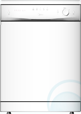 Midea Standard Dishwasher WQP12 9240A