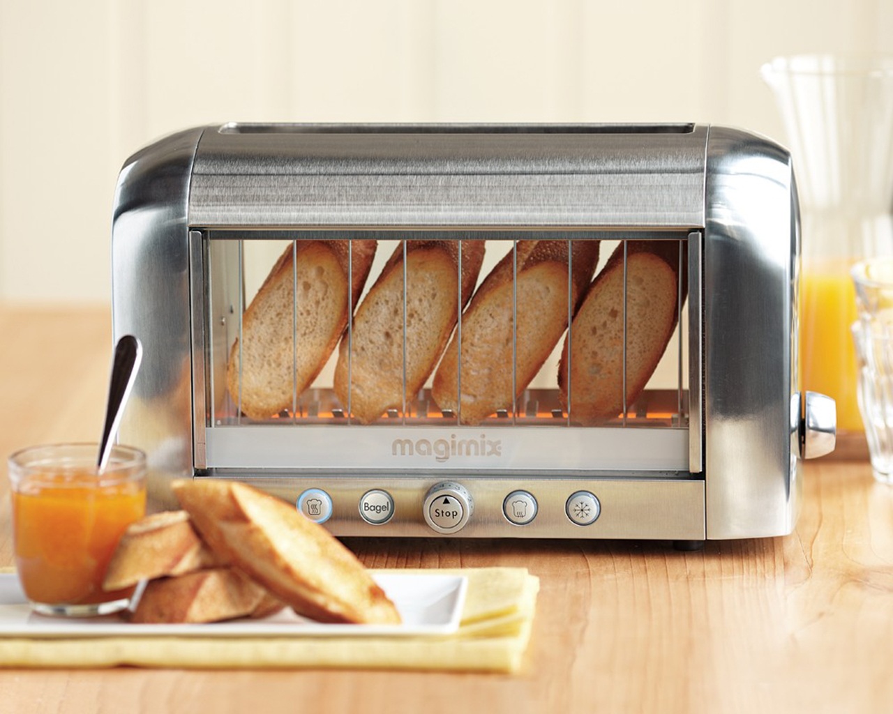 clear sided toaster