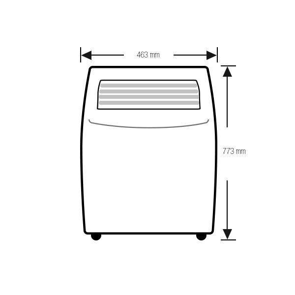 omega altise portable air conditioner oapc1413