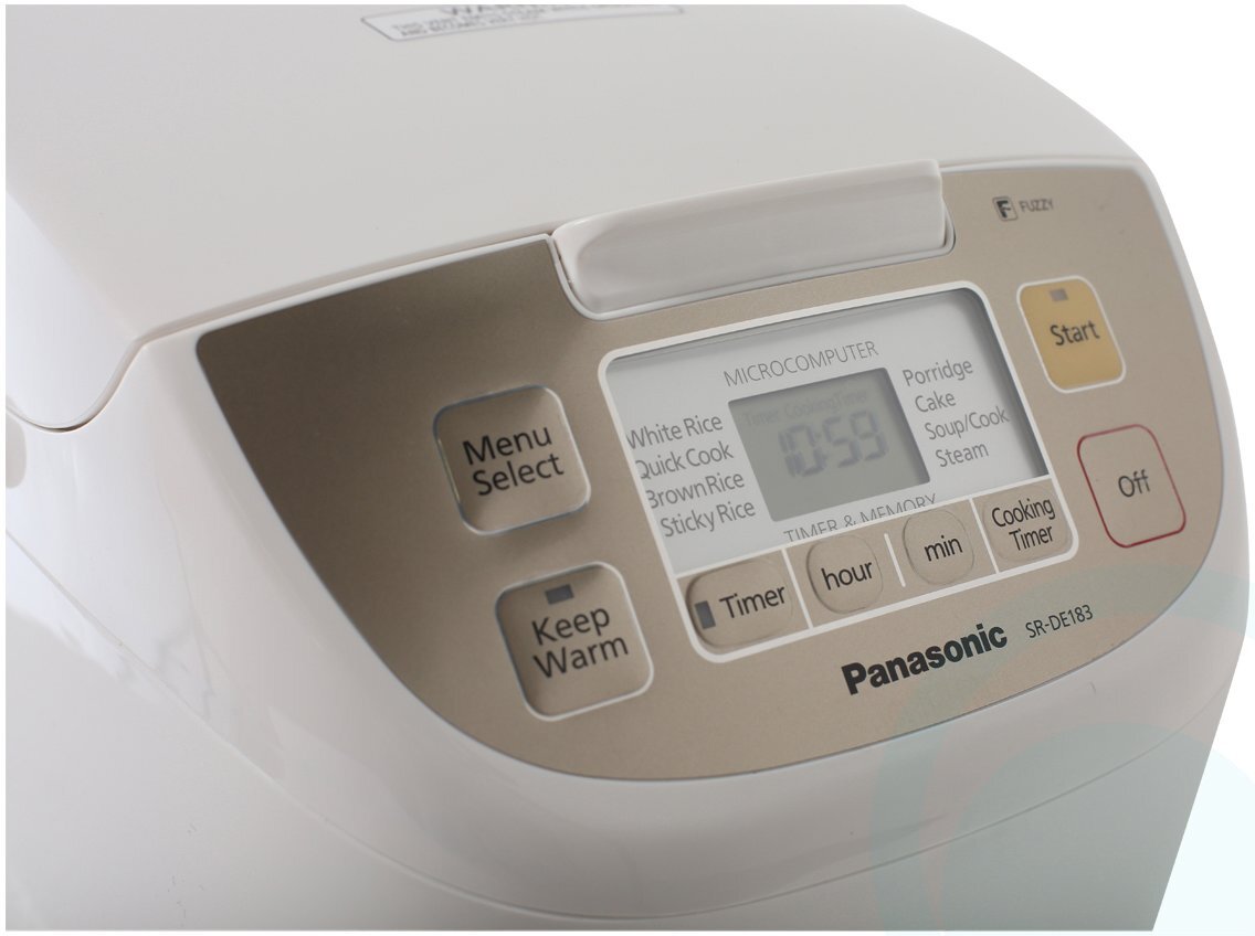 Panasonic SR-DF181WST Rice Cooker - Kitchen Appliances