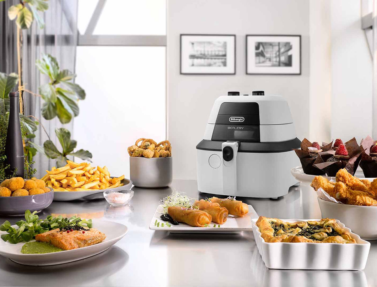 Delonghi FH2133W Idealfry 1kg Manual Air Fryer Appliances Online