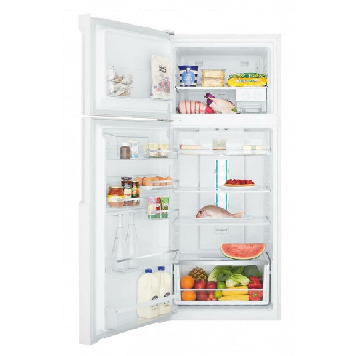 westinghouse 460l top mount fridge wtb4600wc r