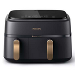 Philips 3000 Series 9L Dual Basket Airfryer XXL Black NA352-00 hero image