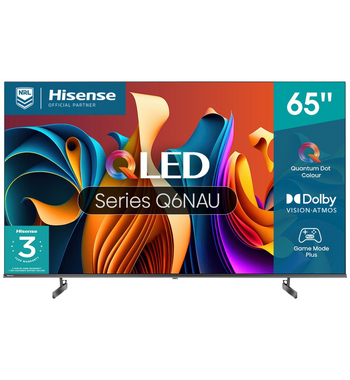 Hisense 65 Inch Q6NAU 4K QLED Smart TV 65Q6NAU