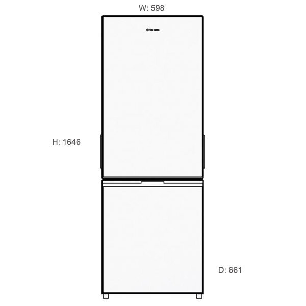 westinghouse 340l bottom mount fridge wbb3400ag