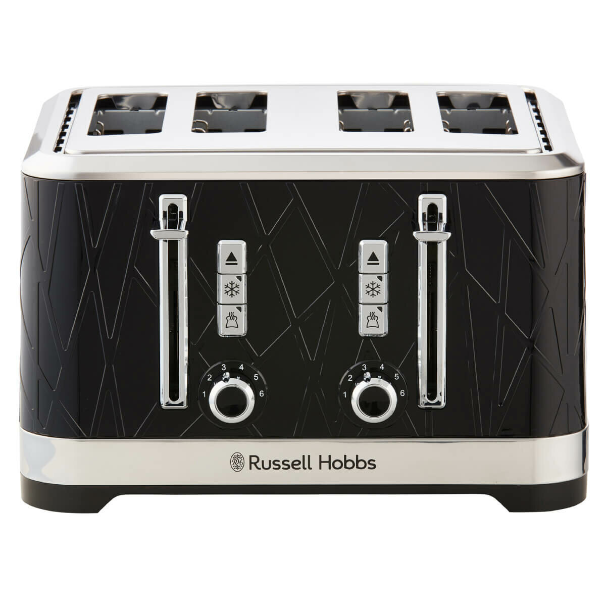 Russell Hobbs Addison 4 Slice Toaster (Matte Black) RHT514BLK