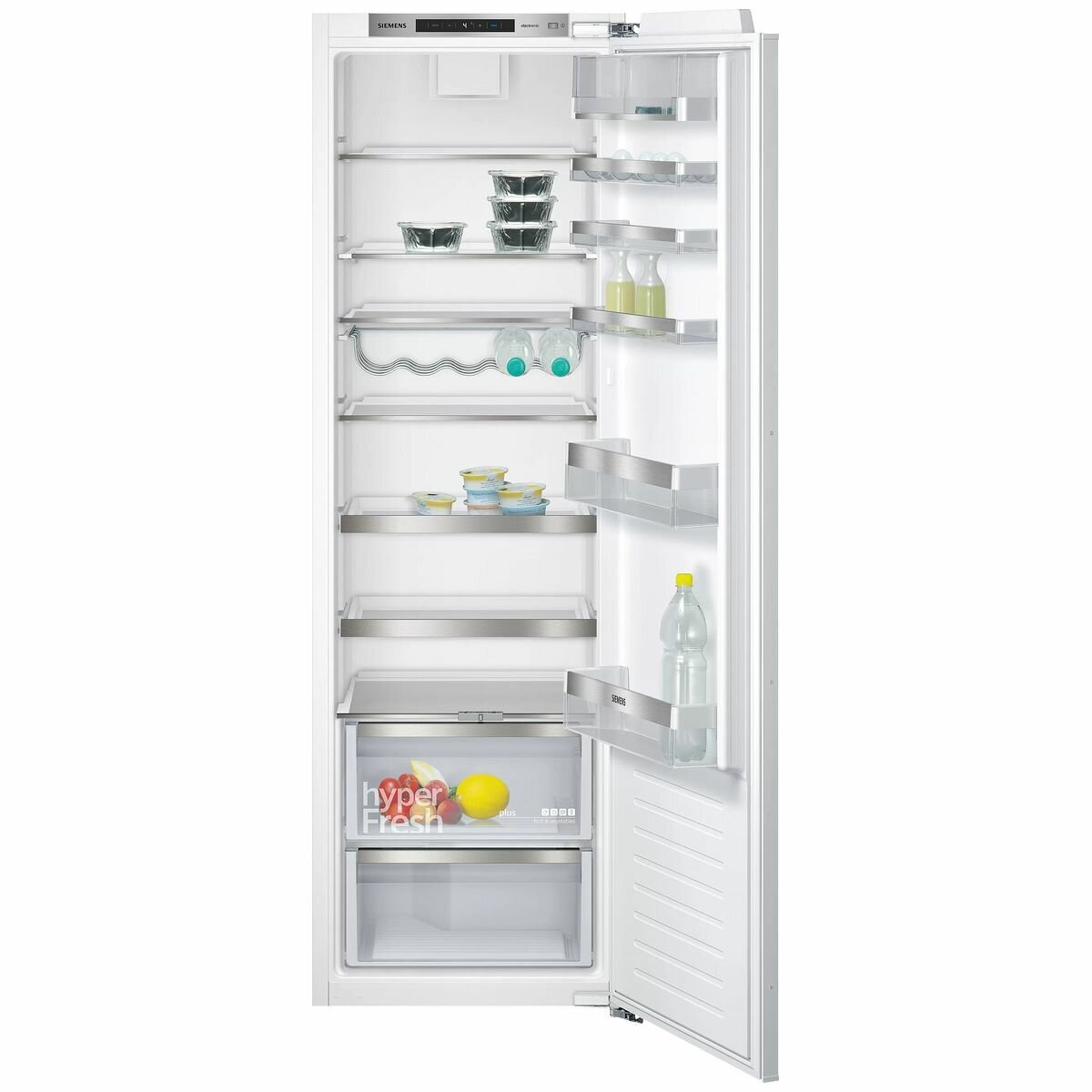 Integrated deals upright fridge