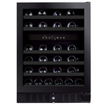 Grand Cru 46 Bottle Dual Zone Wine Fridge Black GCWF46DZBLK hero image