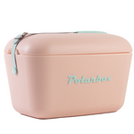 Polarbox Pop 20L Cooler Nude with Cyan Strap and Logo PLBP20NC hero image