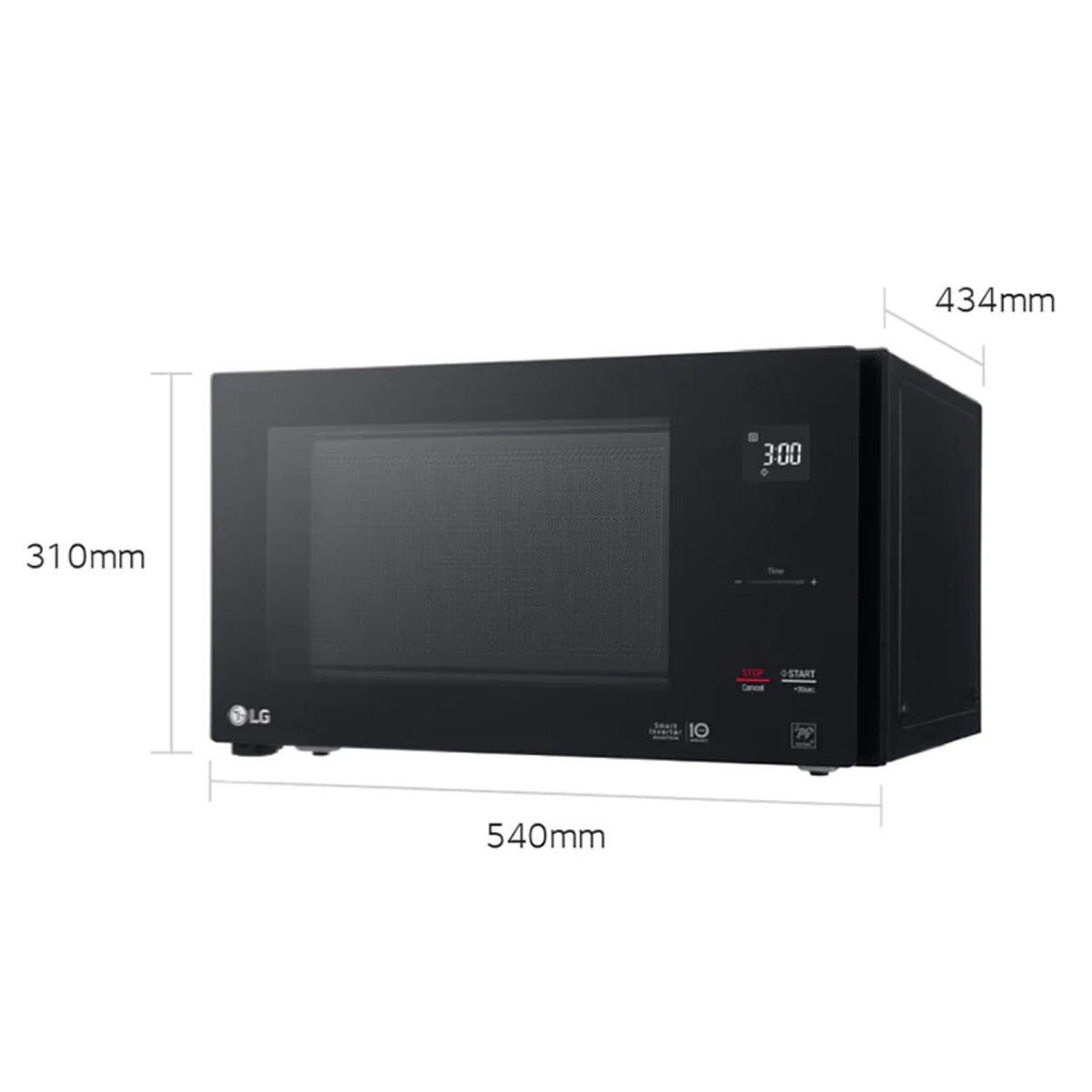 Lg ms4296oss neochef smart inverter deals 1200w stainless steel microwave oven