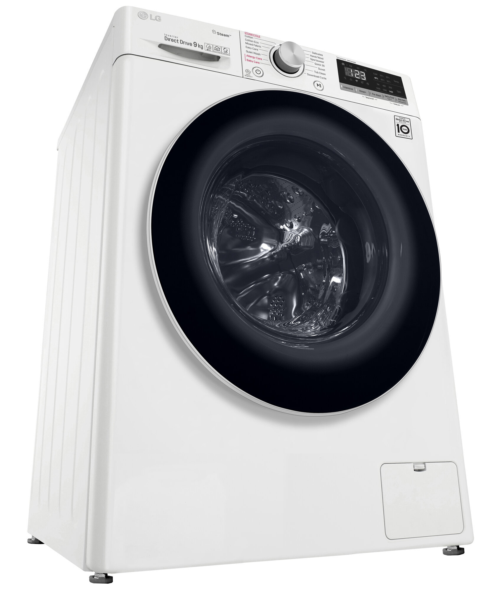 lg front loader 9kg washing machine