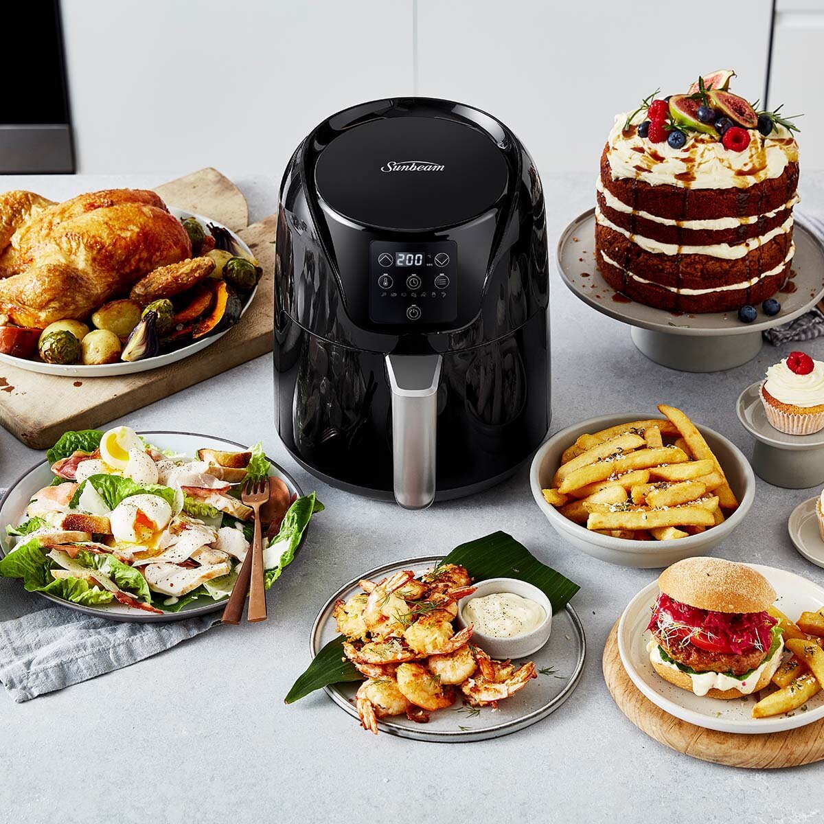 Sunbeam copper deals infused air fryer