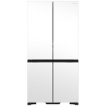 Hitachi 569L French Door Refrigerator Matte White Glass Finish RWB640VT0X-1MGW hero image