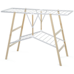 Foppapedretti Ciak Clothes Airer in Aluminium and Natural Beechwood F9900424188 hero image