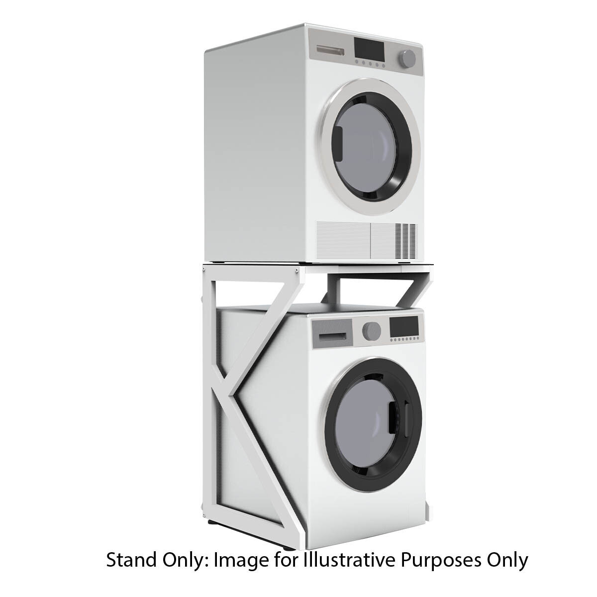Dryer Stand: Portable Top or Front Loading Washer Machine and Dryer Holder  Shelf