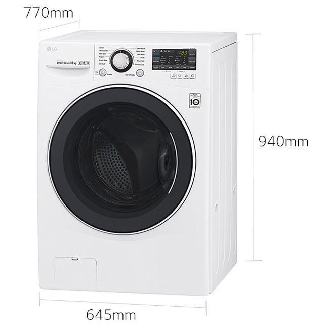 lg 13kg front loader washing machine