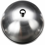 BOSCH Pentola Wok con Coperchio, Ø 36 cm, Acciaio Inox - HEZ390090