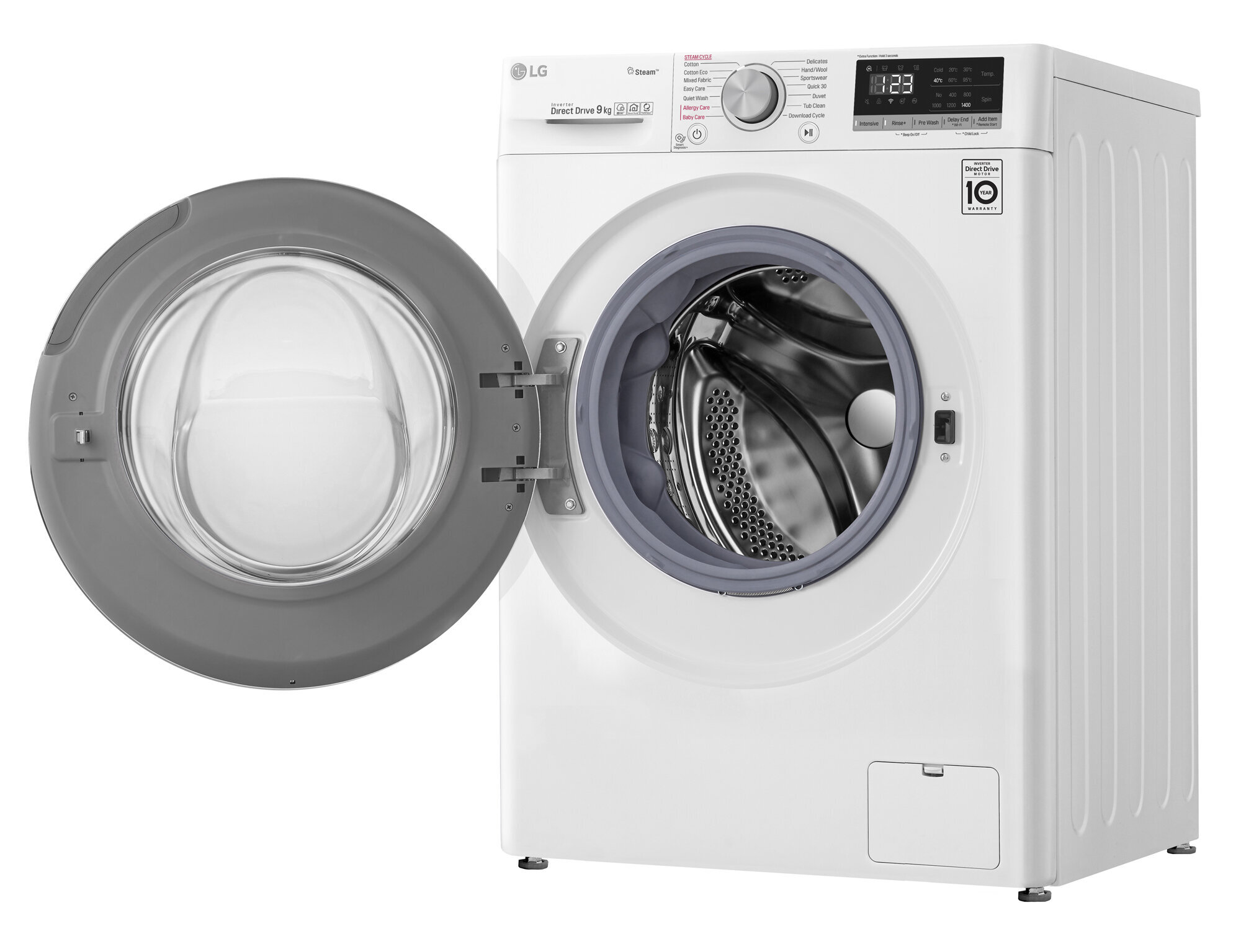 lg 9kg series 5 front load washing machine wv5 1409w