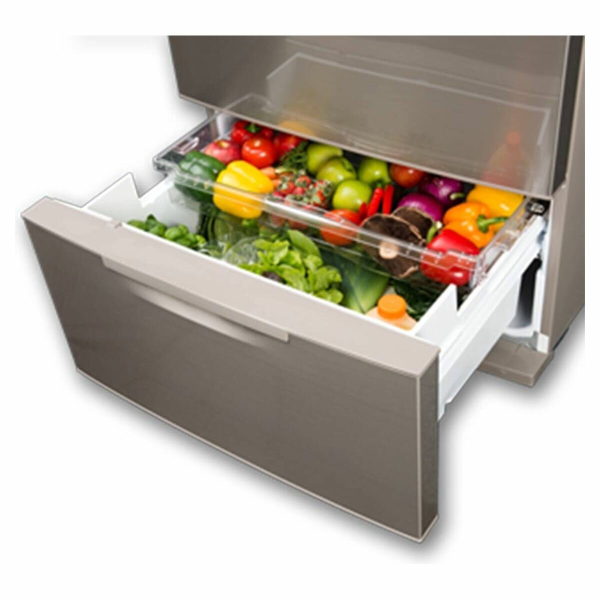 mitsubishi fridge vegetable drawer