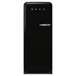 Smeg FAB 50's Style 270L Retro Refrigerator Black FAB28LBL5AU hero image