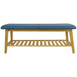L.T. Williams Bamboo Shoe Bench Large Blue 9900-LT hero image