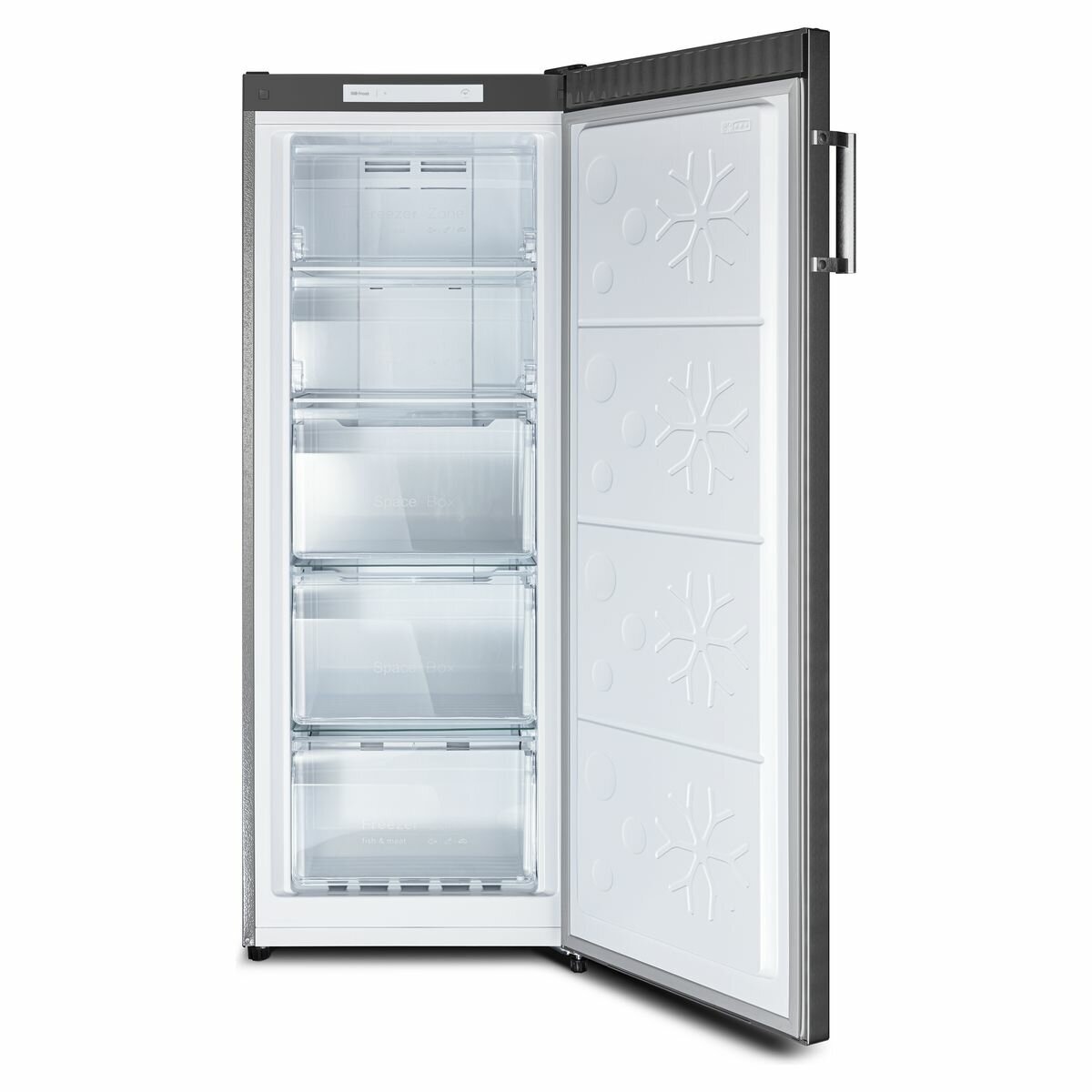 chiq 166 litre vertical freezer