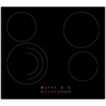 Whirlpool 60cm 4 Zone Ceramic Cooktop with Triple Zone-Black WRT6340AUS hero image