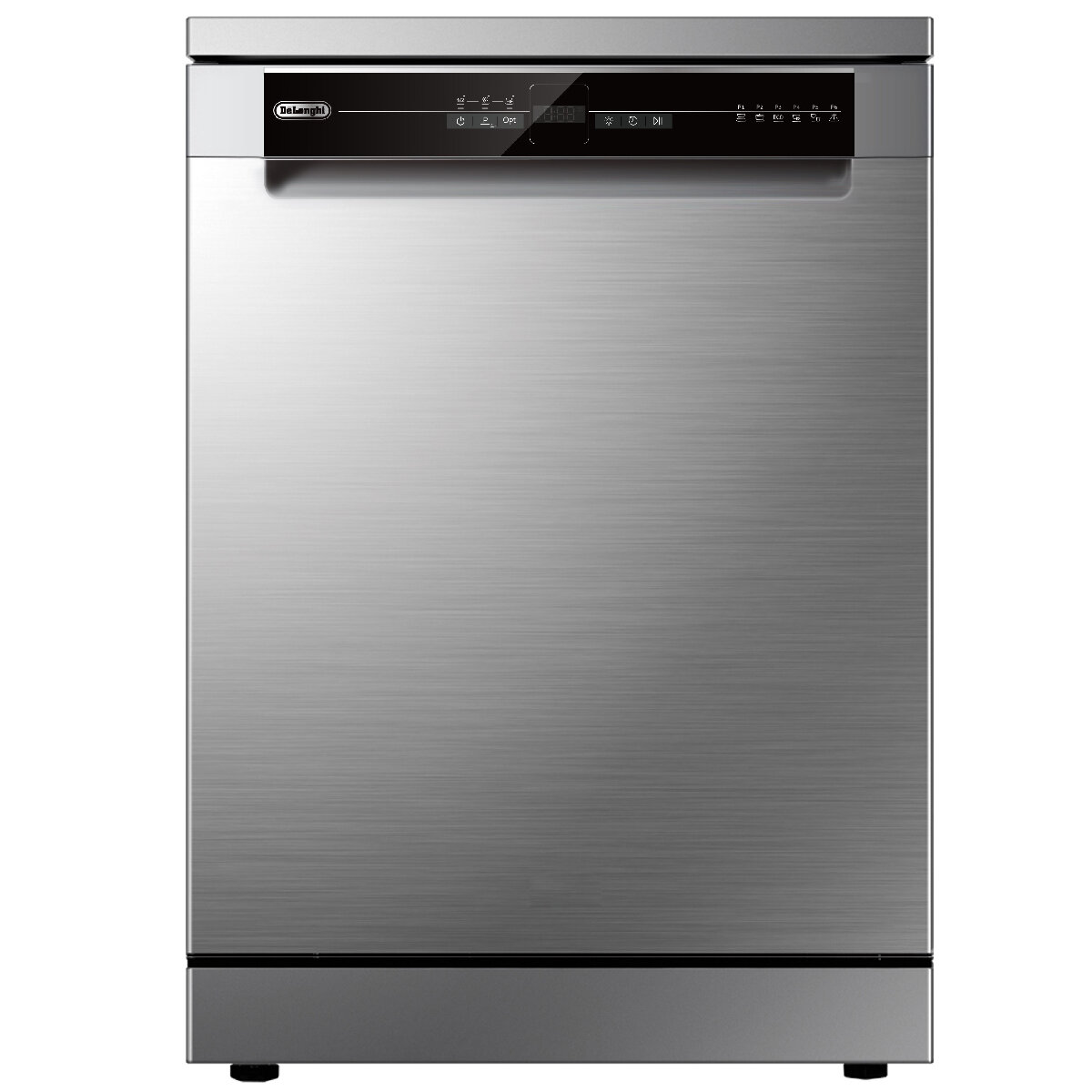 DeLonghi 60cm 6 Program Stainless Steel Dishwasher DEDW60156S2