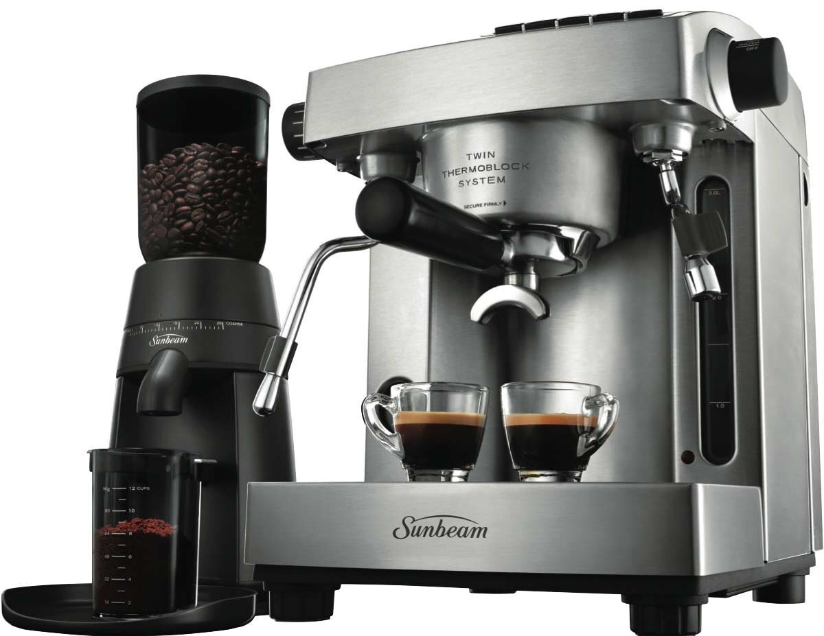 sunbeam cafe series manual espresso machine em6910