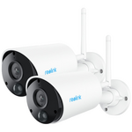 Reolink Argus Eco Wireless Outdoor Battery Security Camera 2 Pack BWB2K072P hero image