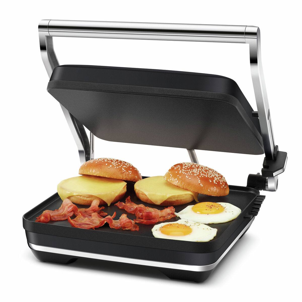 4 Slice Toasted Sandwich Maker, Black WHSWM01K – ApplianceStar