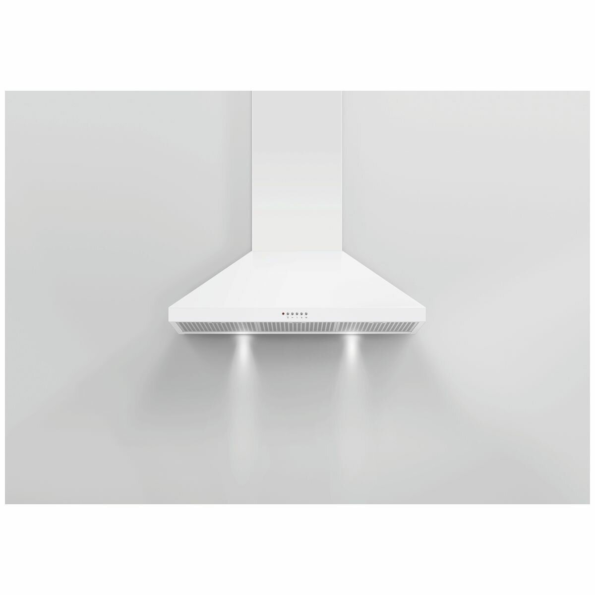 White canopy online rangehood