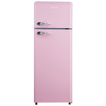Linarie Valloire 209L Pink Retro Top Mount Fridge - Manual Defrost LK200DDPINK hero image