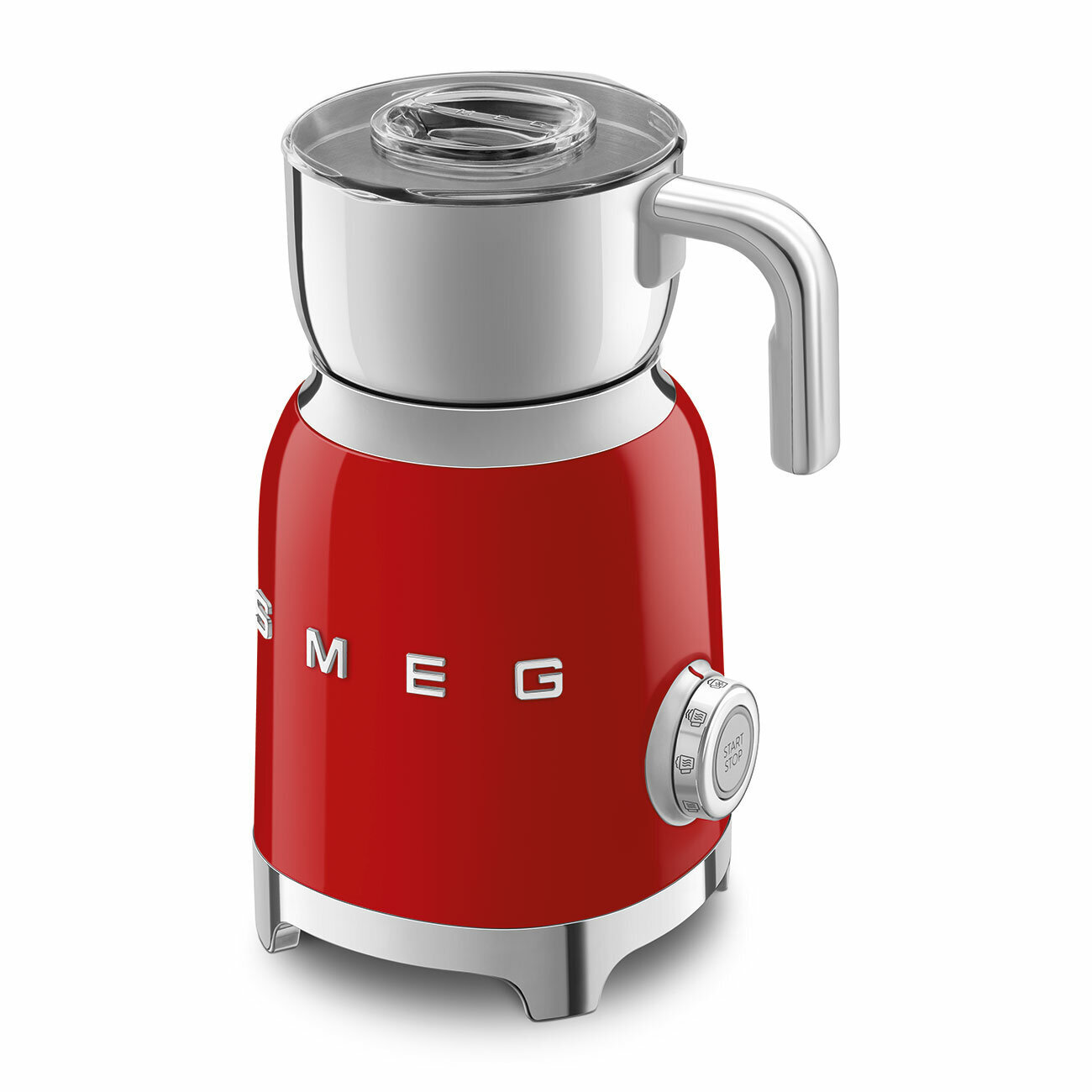 Smeg MFF01WHAU 50s Retro Style Milk Frother - White at The Good Guys