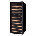 Grand Cru 293 Bottle Single Zone Wine Fridge Black Left Hinge GCWF293SZBLL hero image