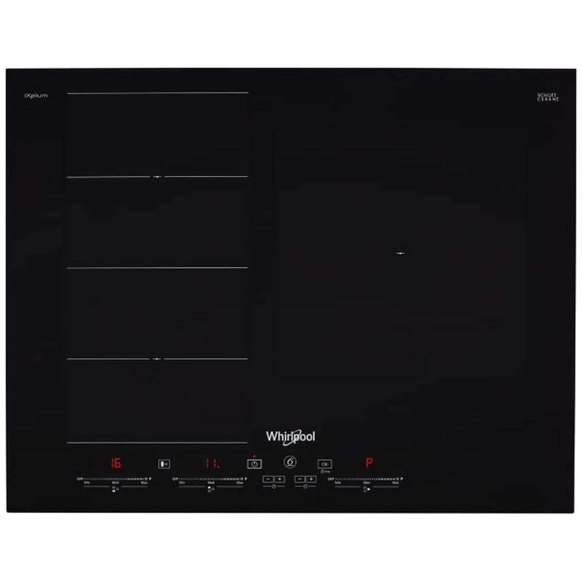 Whirlpool induction deals hob 6th sense