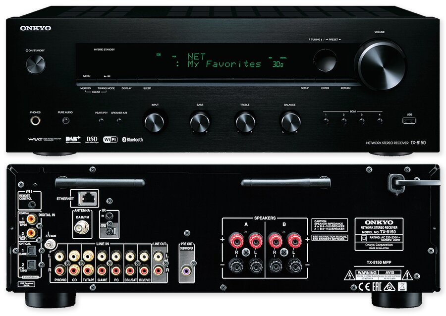 Onkyo TX-8150 Network Receiver with DAB+